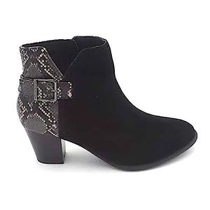 NEW Vionic Booties Naomi Snake Print Water Resistant Ankle Boots Size 11